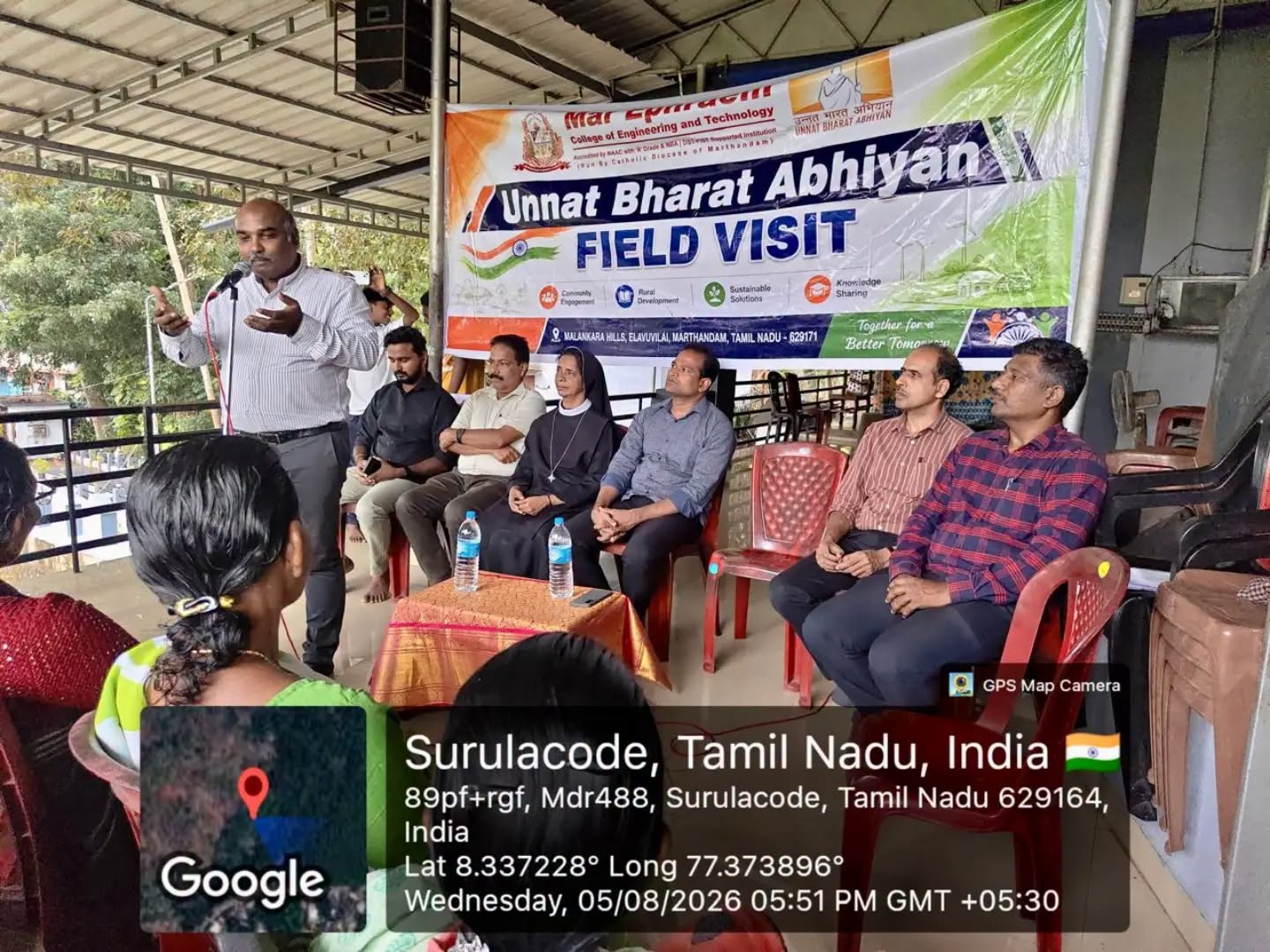 Unnat Bharat Abhiyan (UBA) initiative, Mar Ephraem organized a field visit to Surulacode Village, Kanyakumari District on 05 August 2026.