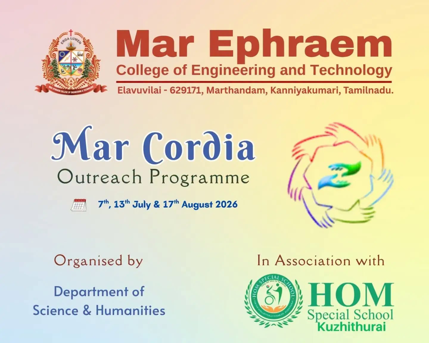  Mar Cordia Outreach Programme 
