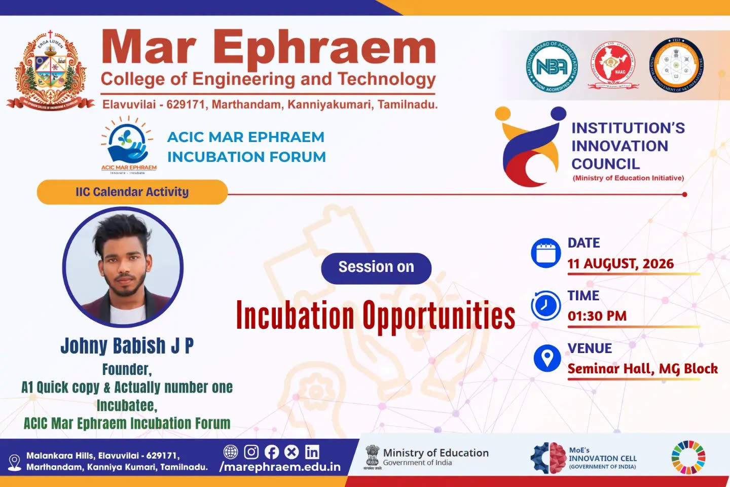 Incubation Opportunities